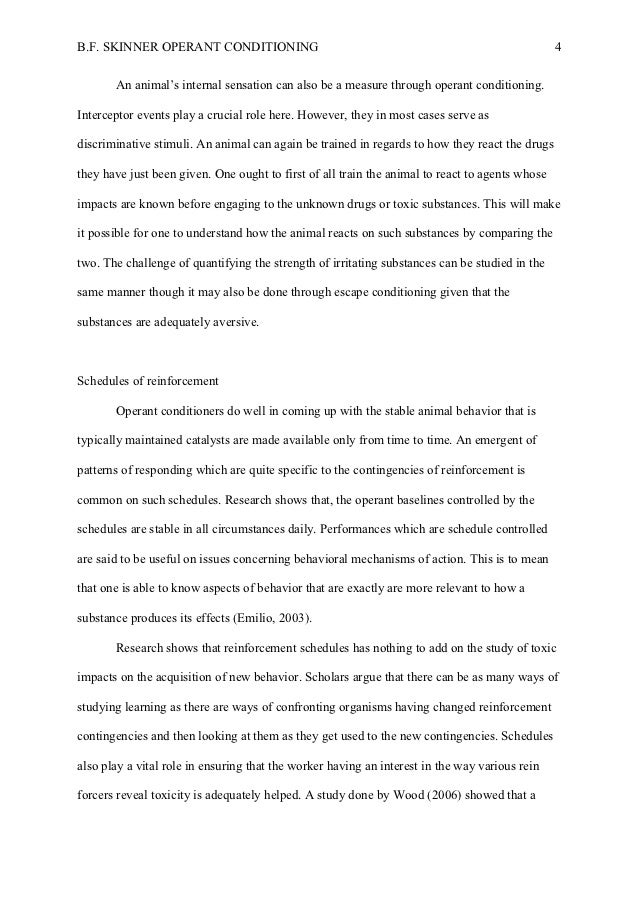 Operant conditioning 3 essay operant conditioning theory